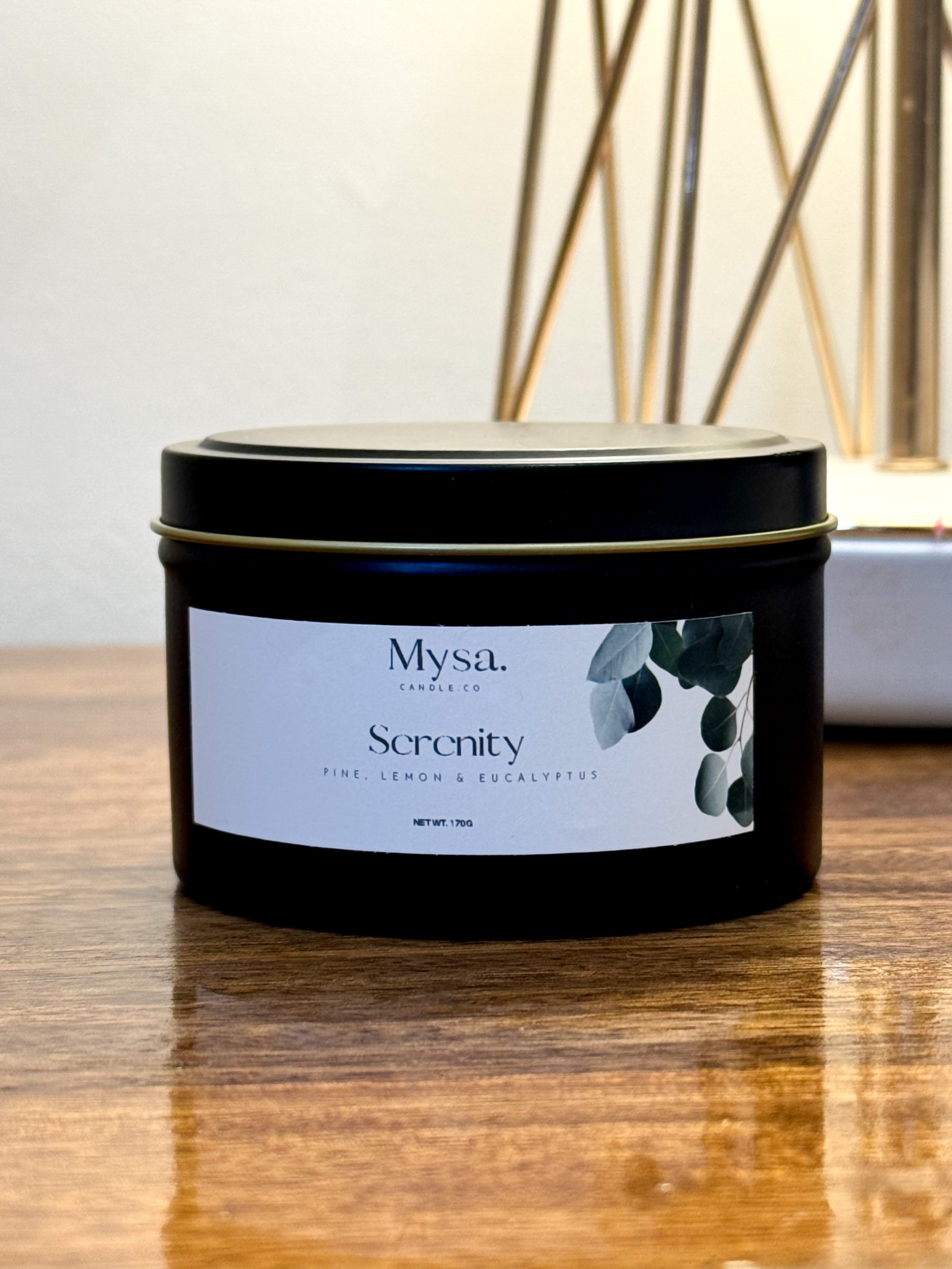 Serenity- Pine, Lemon & Eucalyptus Candle