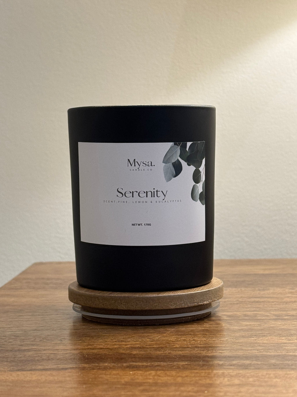 Serenity- Pine, Lemon & Eucalyptus candle