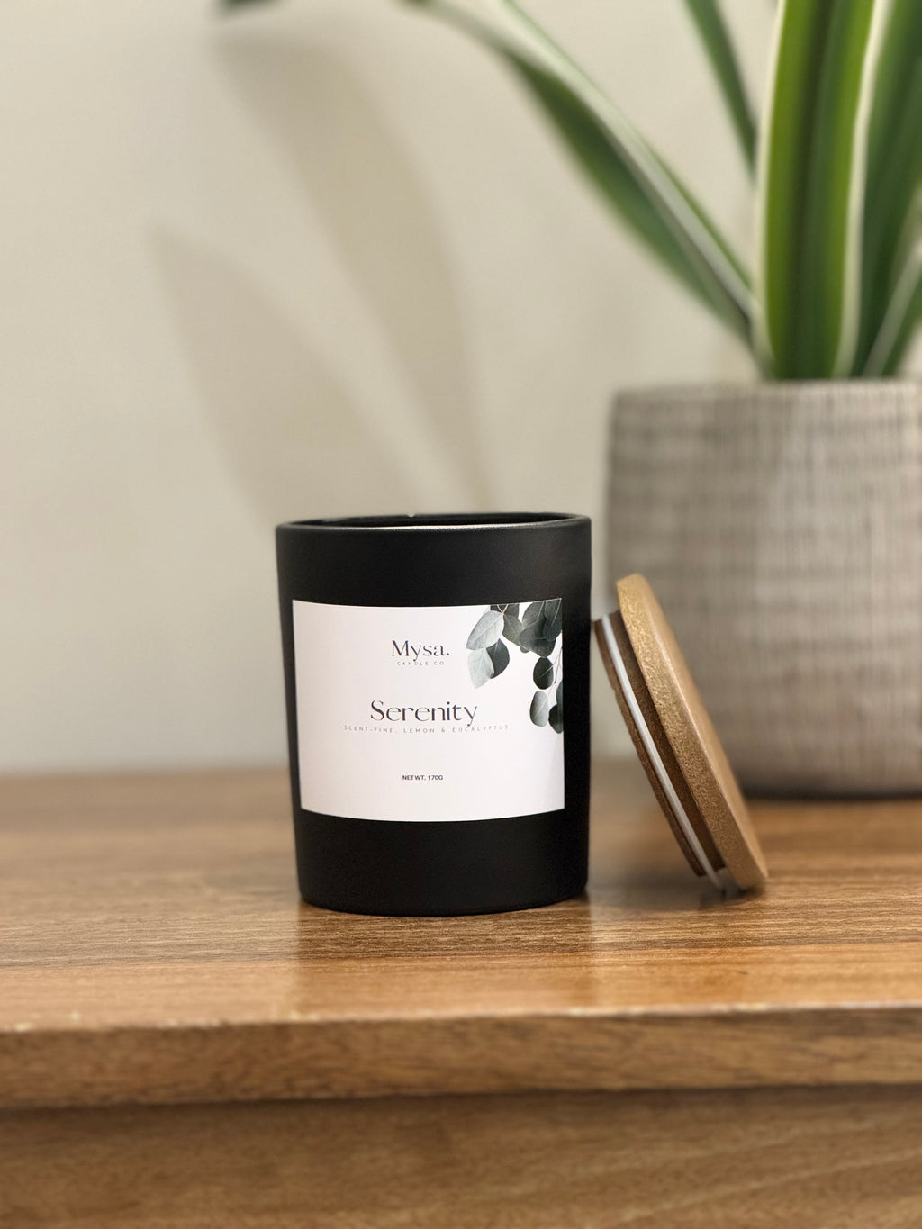 Serenity- Pine, Lemon & Eucalyptus candle