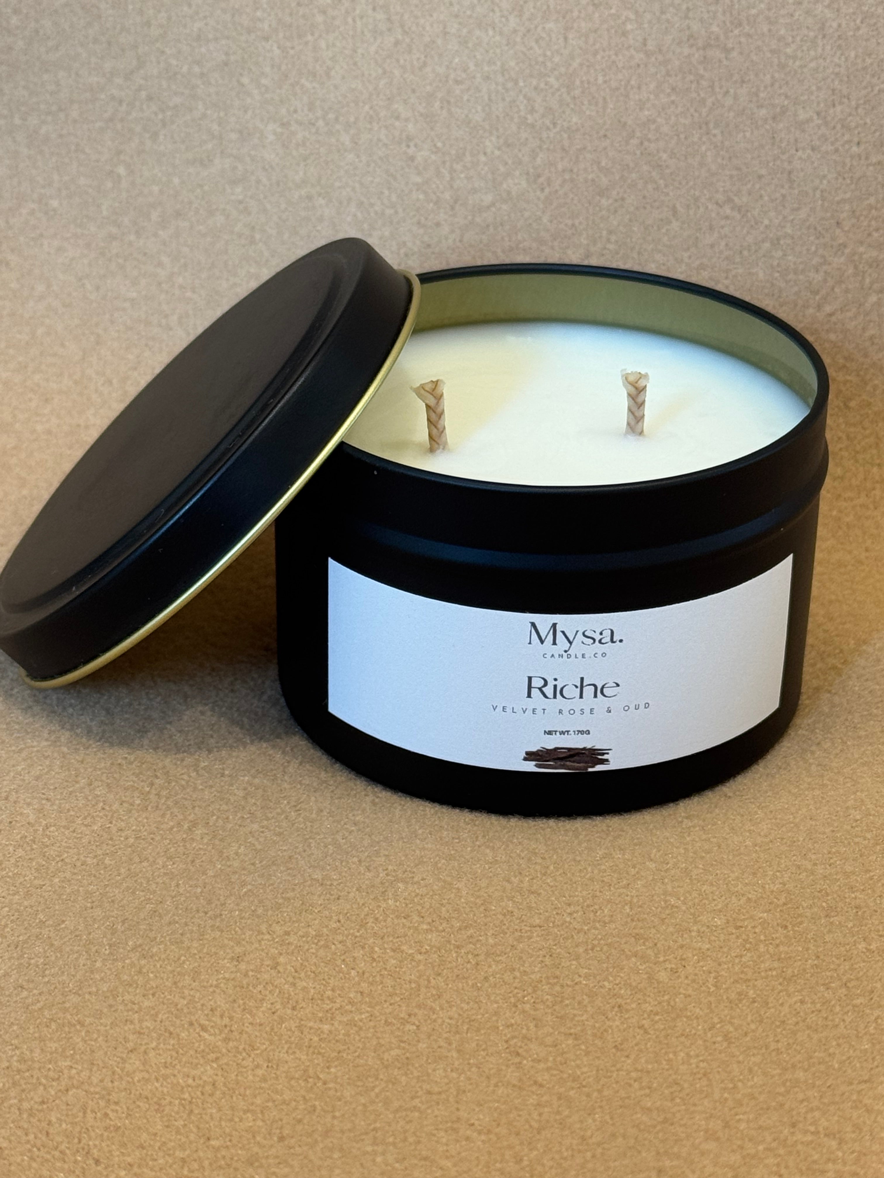 Riche- Velvet Rose & Oud  Candle