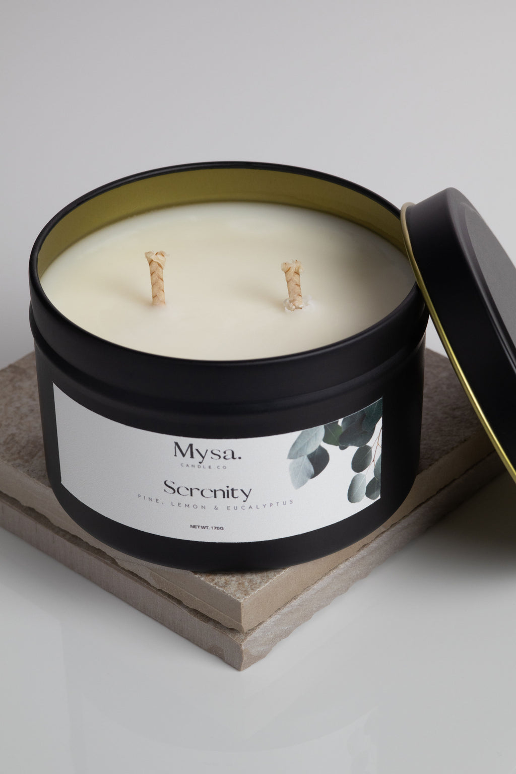 Serenity- Pine, Lemon & Eucalyptus Candle