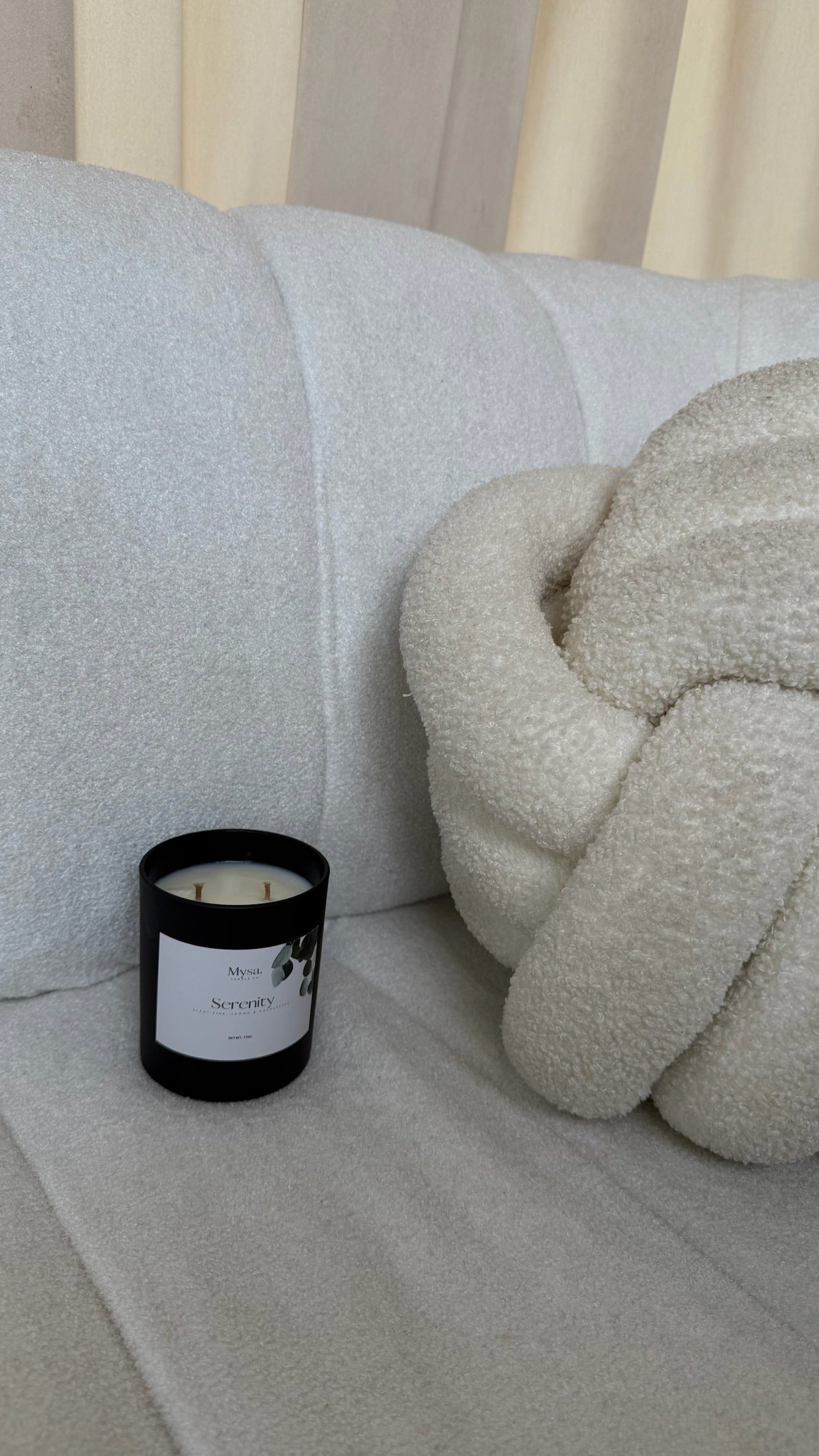 Serenity- Pine, Lemon & Eucalyptus candle